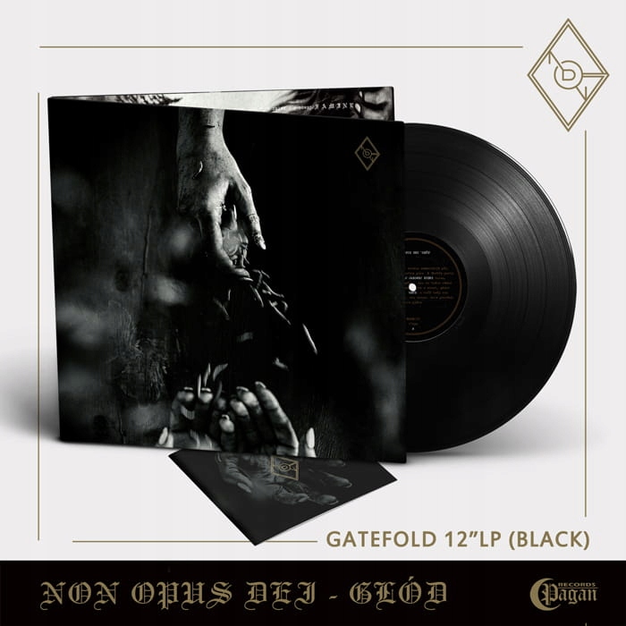 NON OPUS DEI Głód LP (Black) Vinyl LTD Black Metal