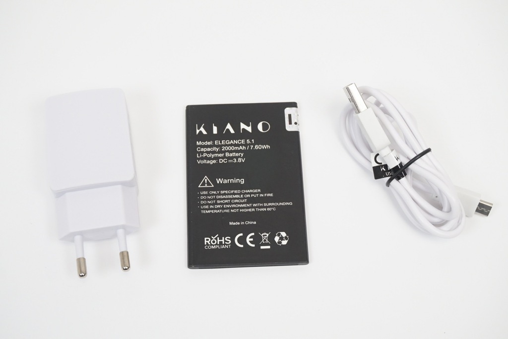 Купить Смартфон Kiano Elegance 5.1 5 дюймов 1/8 ГБ Белый: отзывы, фото, характеристики в интерне-магазине Aredi.ru