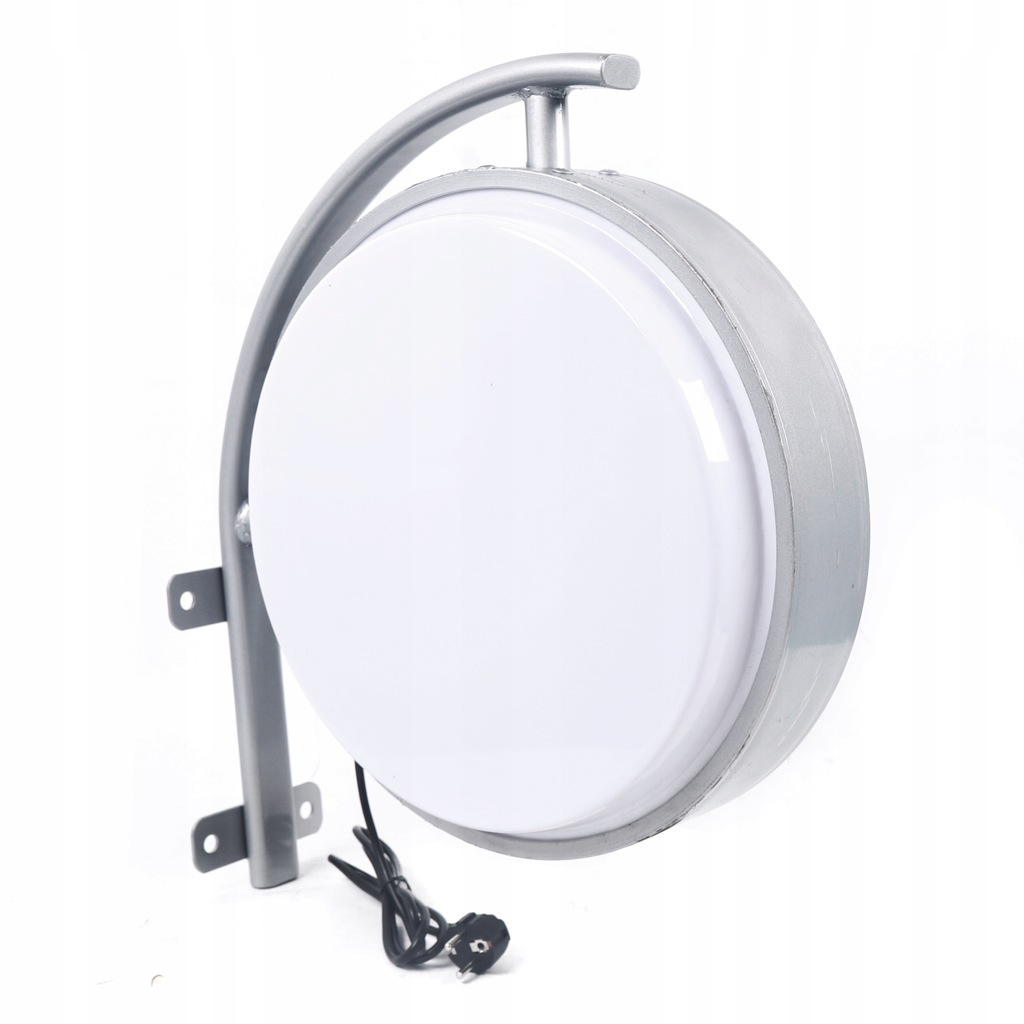 220V LED Kaseton reklamowy Okrągły płaski 40cm