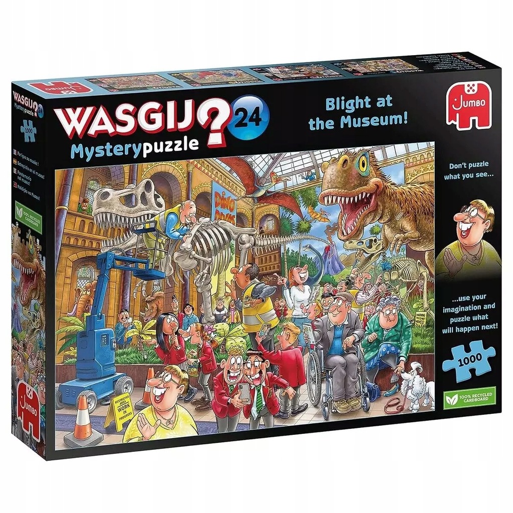 Puzzle Wasgij 1000 elementów. Afera w muzeum