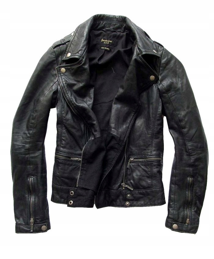 STRADIVARIUS BIKER JACKET * RAMONESKA SKÓRA NAT S