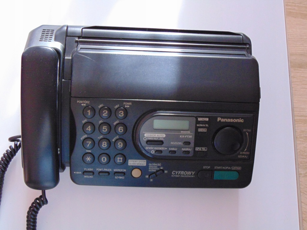 Fax cyfrowy Panasonic KX-FT35PD.
