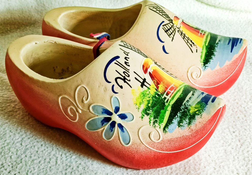 CHODAKI SABOTY DREWNIAKI holenderskie drewniane 23