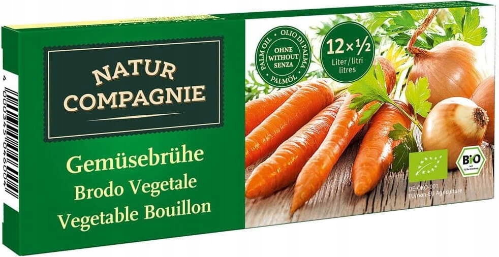 BULION - KOSTKI WARZYWNE BIO 126 g - NATUR COMPAGNIE