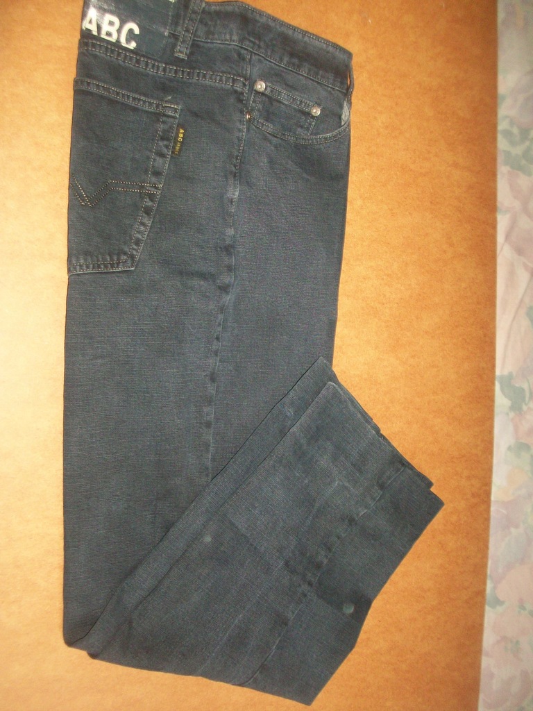 SPODNIE męskie jeans pas 108 5XL ABC pas W40 lycra