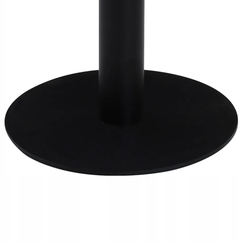 vidaXL Stolik bistro, ciemnobrązowy, 50 cm, MDF