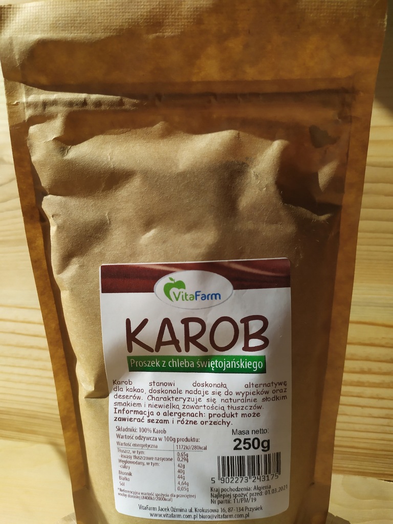 KAROB Proszek z chleba świętojańskiego 250g