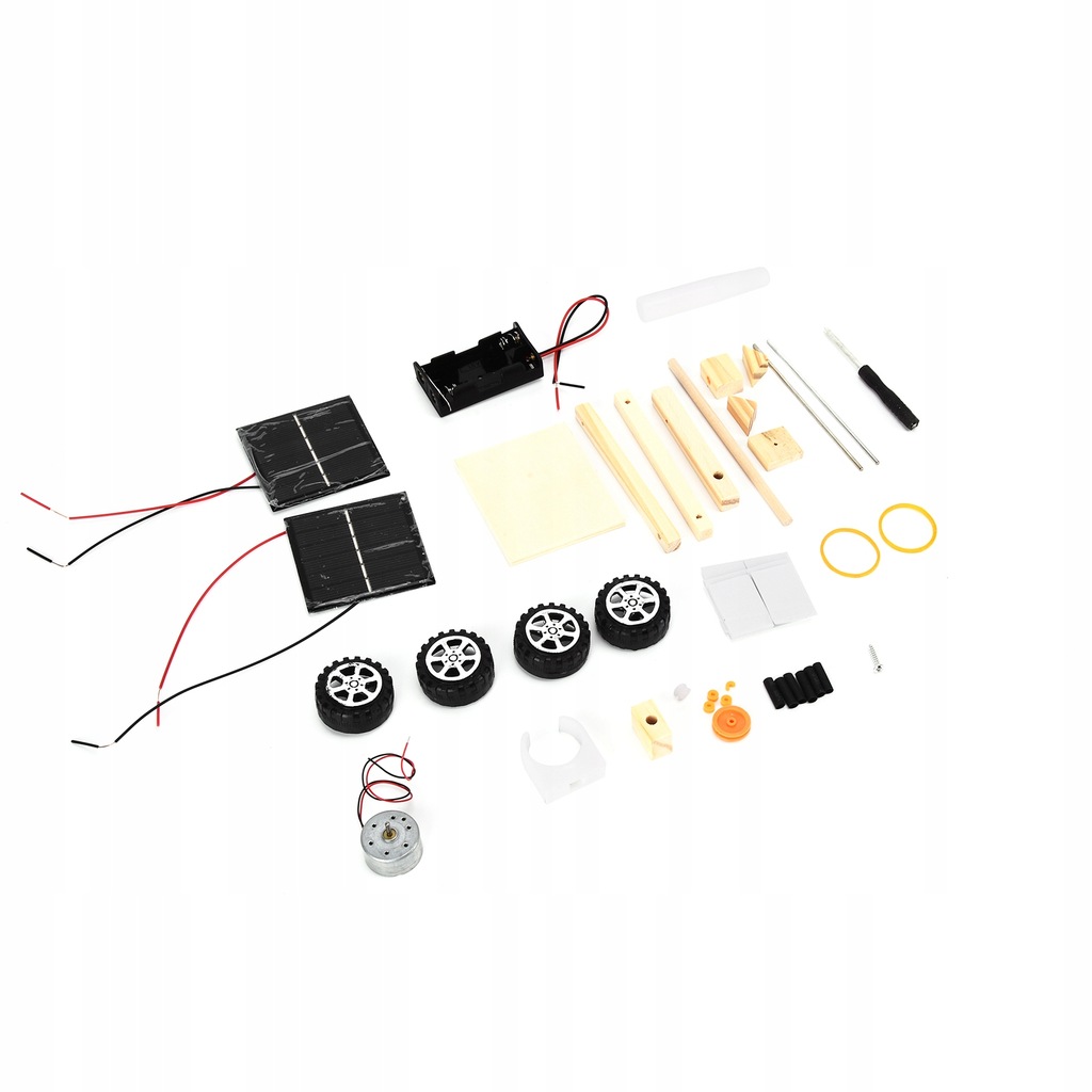 DIY Solar Power Science Car Edukacyjny montaż