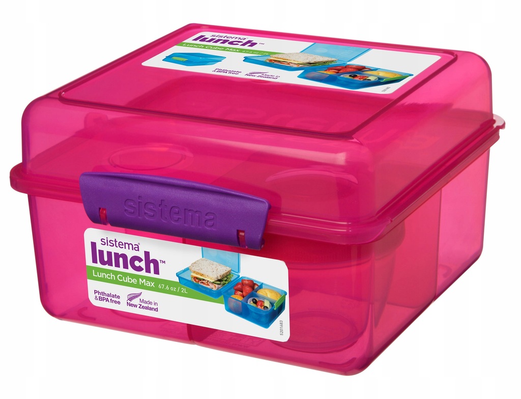 Купить SISTEMA Lunch Box Cube Max 2л коробка для завтрака + бутылка для воды: отзывы, фото, характеристики в интерне-магазине Aredi.ru