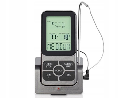 Termometr sonda LCD elektroniczny do Mięsa