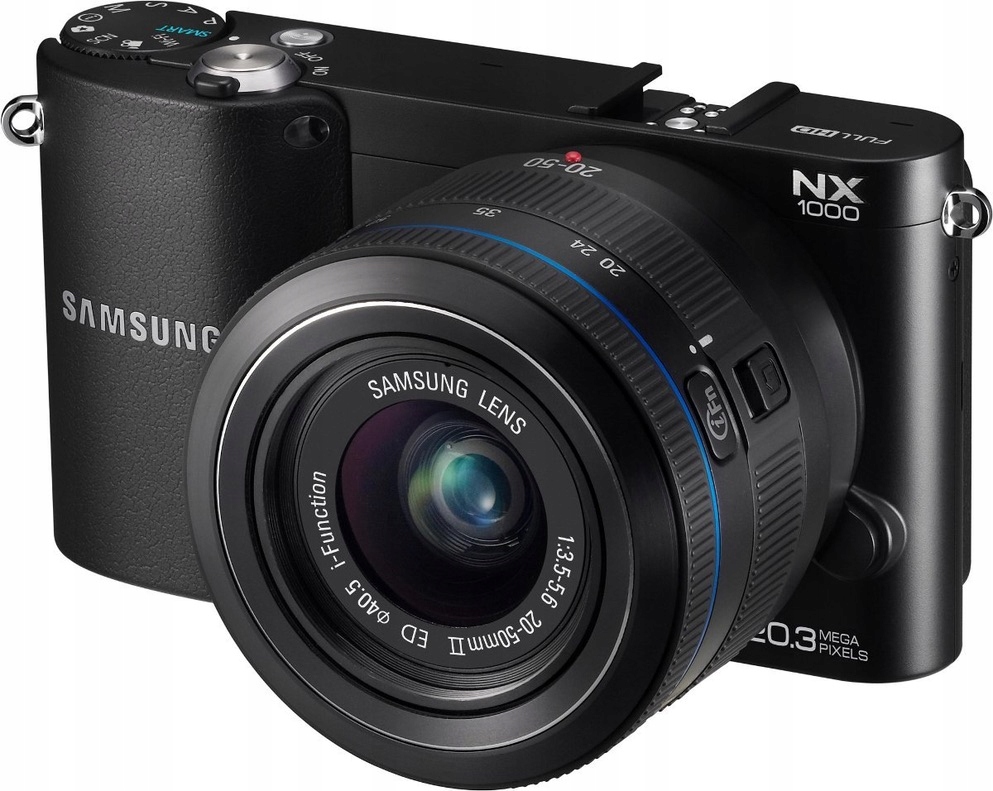 Aparat fotograficzny Samsung NX1000 korpus + obiektyw czarny