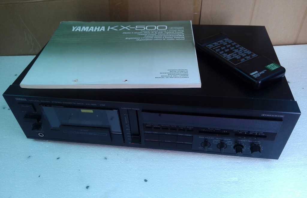 yamaha kx-500 instrukcja , pilot // magnetofon //