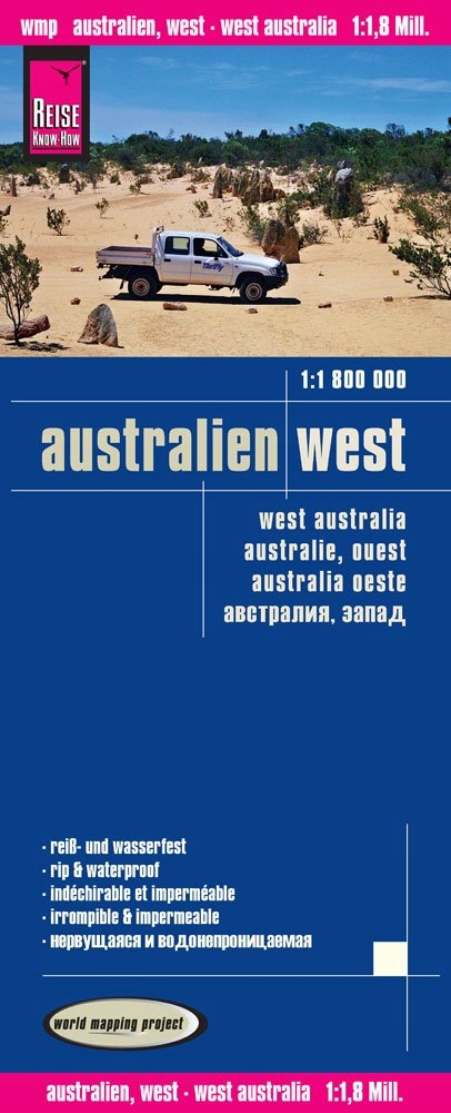 Australien West Mapa Reise Know-How Australia