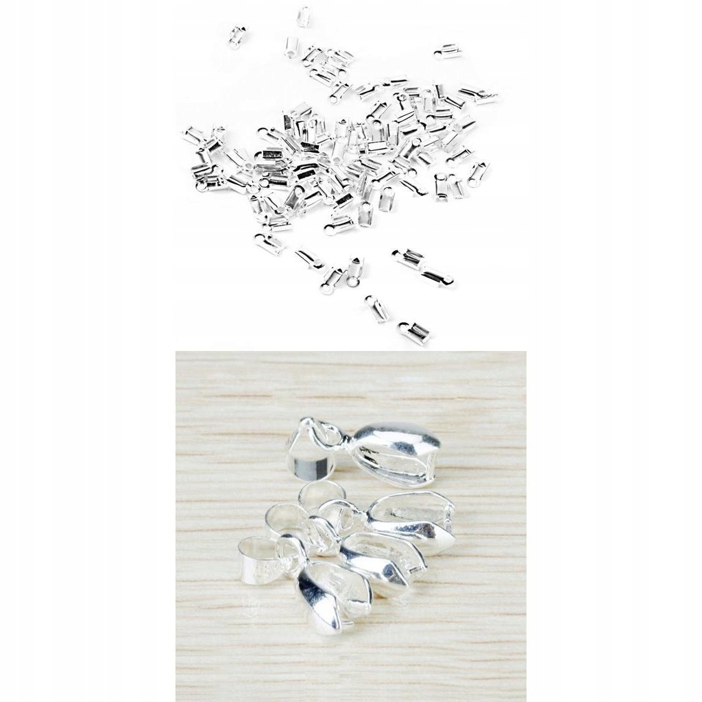 Fashionable Plated Pendant Pinch Bails 13mm