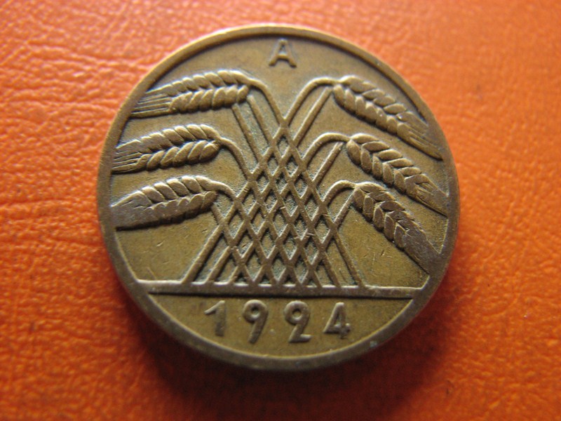 10 reichspfennig 1924 A  -wośp90