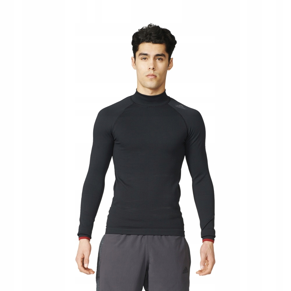 ADIDAS TECHFIT HEAT LONG SLEE ~L~ Koszulka Męskie