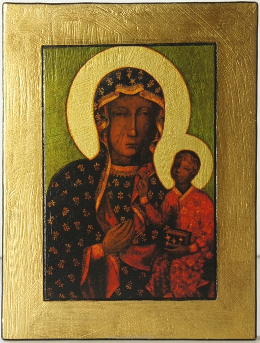 Ikona - Matka Boża Częstochowska 33x25 cm