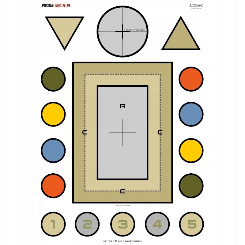 Tarcza Precyzyjna 1szt - polskietarcze.pl sklep