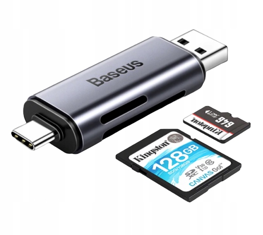 Купить Кардридер Baseus Micro SD TF OTG USB-C USB 3.0: отзывы, фото, характеристики в интерне-магазине Aredi.ru