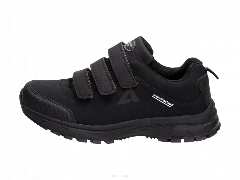 Czarne buty trekkingowe AMERICAN CLUB HL07/20 r41
