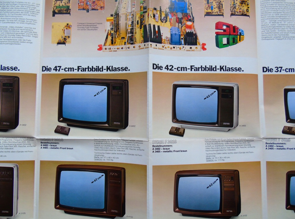 Купить Брошюра-каталог GRUNDIG TV Fernsehgerate 81/82: отзывы, фото, характеристики в интерне-магазине Aredi.ru