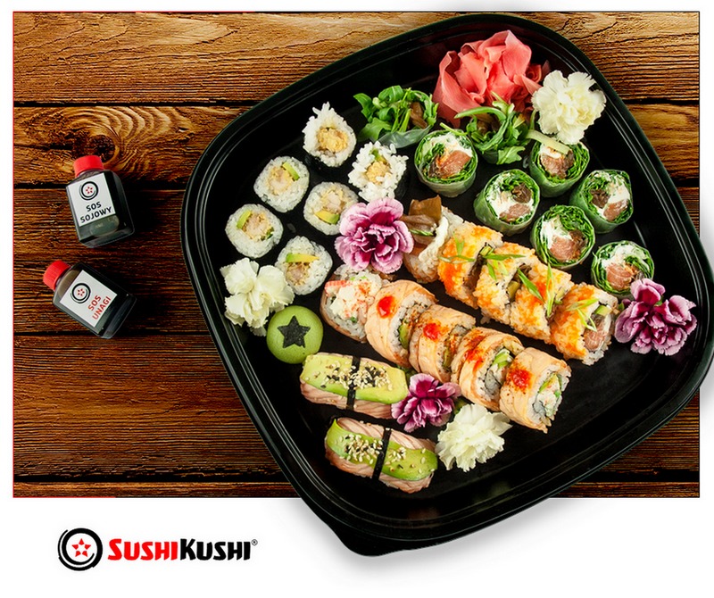 Kolacja sushi dla dwojga w Sushi Kushi