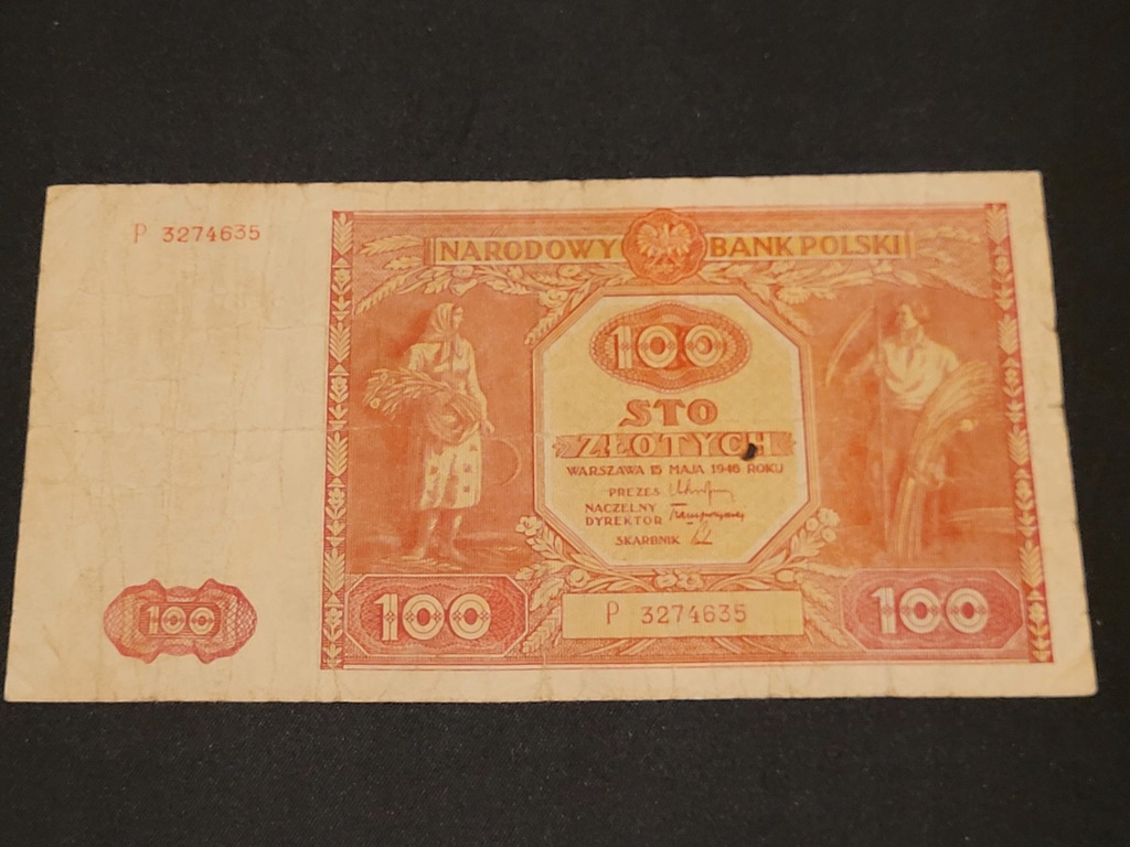 100 złotych 1946 Ładny STAN RZADKI