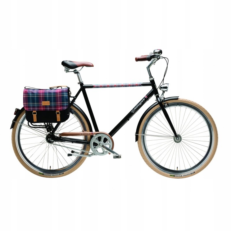 Rower miejski Maxim VILLAGER MAN 28 czarny, RETRO