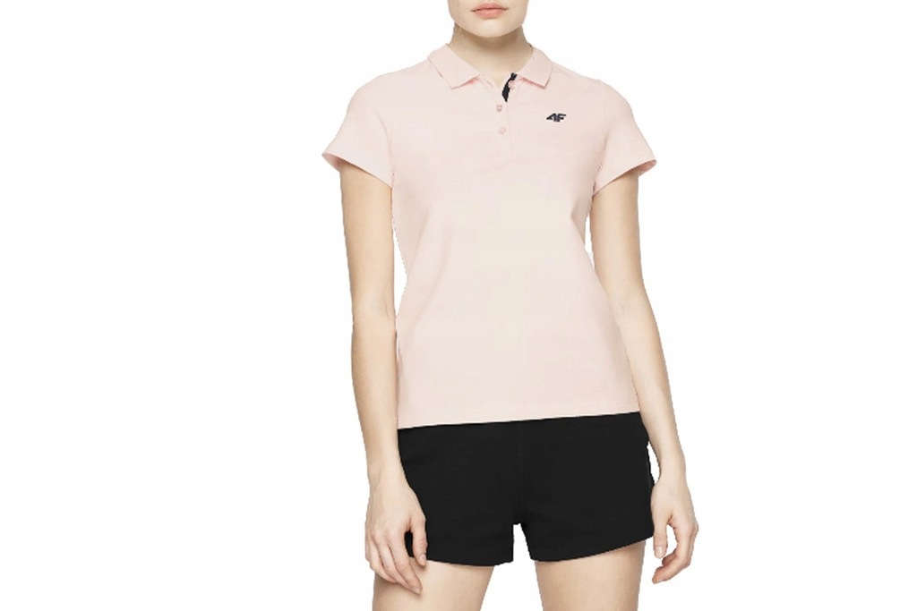 4F Women's T-shirt Polo NOSH4-TSD007-56S : Kolor -