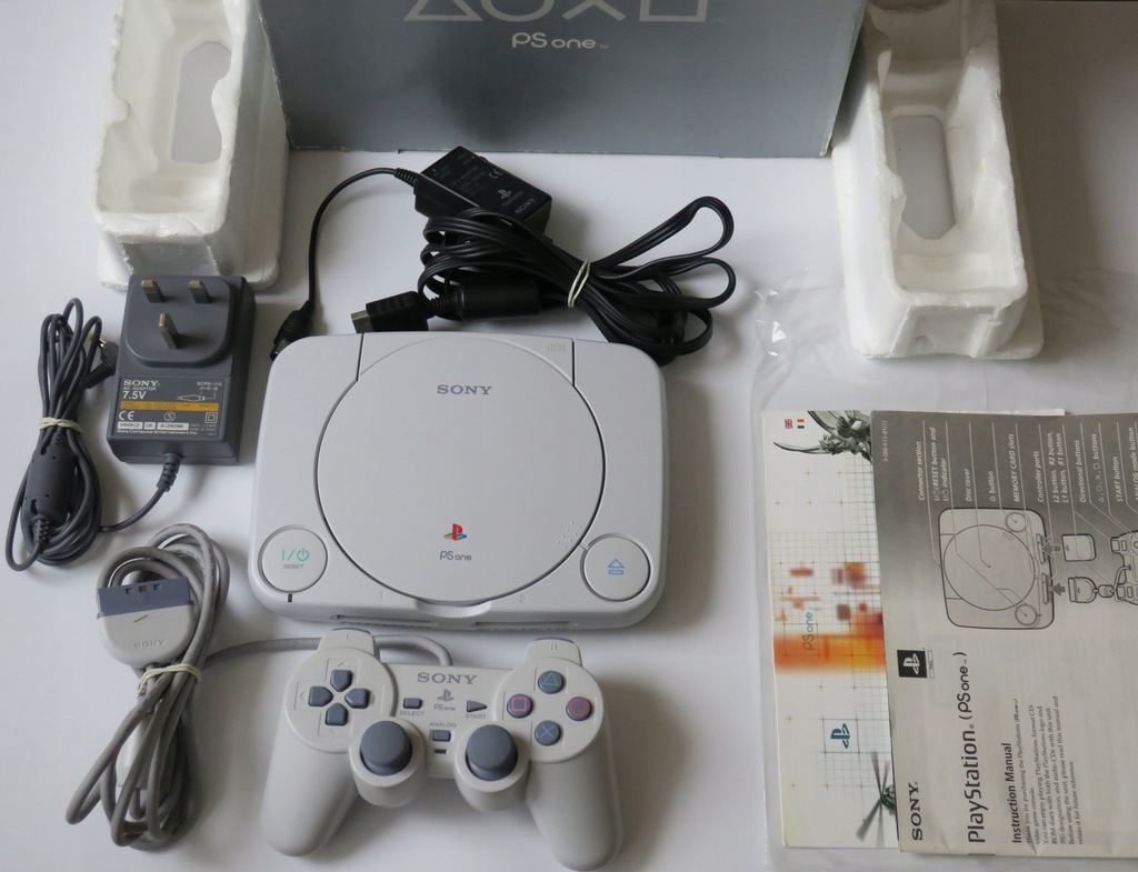 PS1 SONY PLAYSTATION PS ONE SCPH-102B KOMPLET BOX