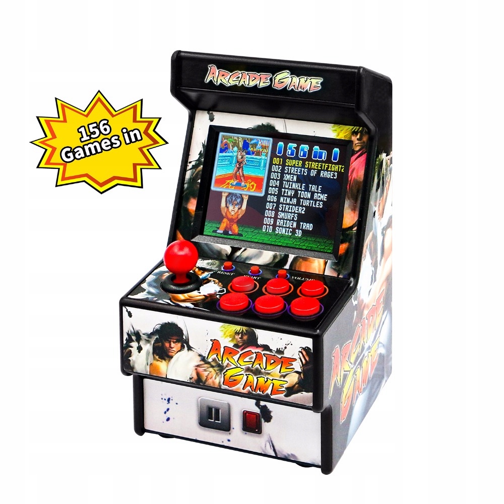 MINI KONSOLA DO GIER ARCADE AUTOMAT Z GRAMI ARKADĘ