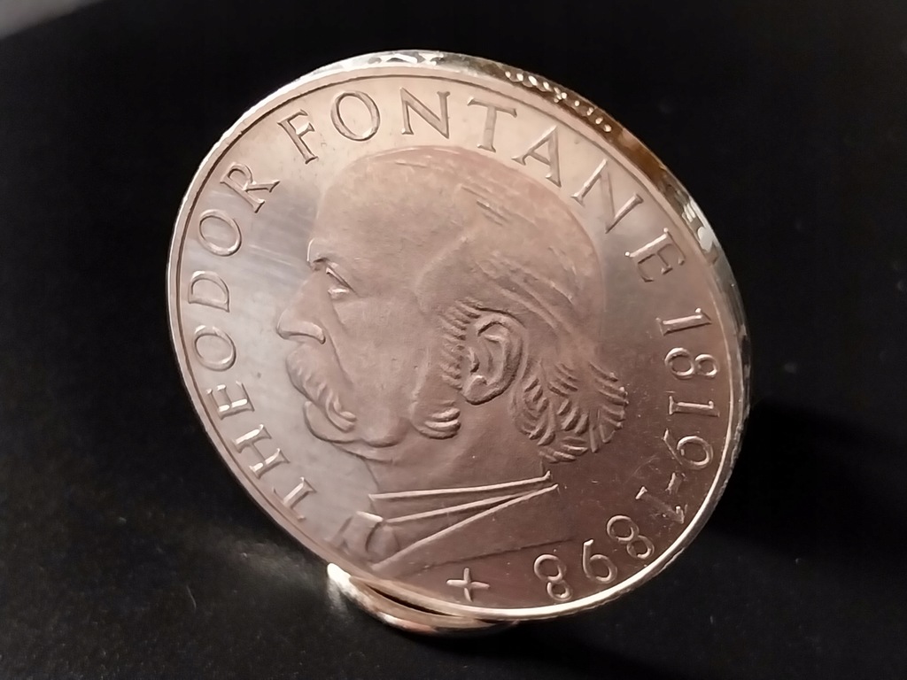 Moneta 5 Mark RFN z 1969r. Srebro!!!