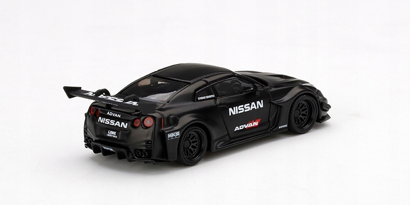 MINI GT NISSAN 35GT-RR Matt Black LBWK ADVAN 291 - 15740836450