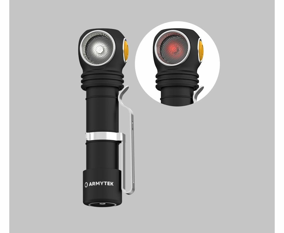 Latarka Czołowa Armytek Wizard C2 WR Magnet USB Ciepły & Czerwony 1020