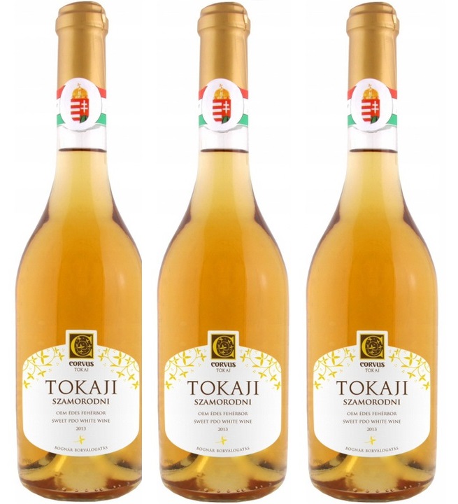 WINO Węgierskie Tokaji Corvus Sweet zestaw 3