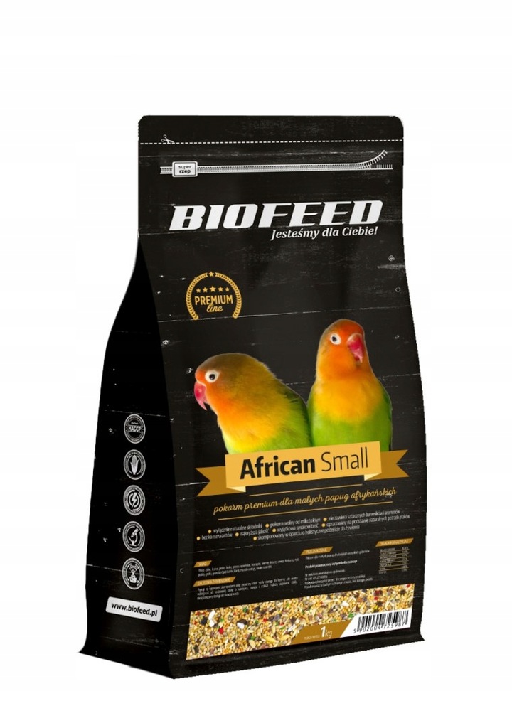 BIOFEED Premium małe papugi australijskie 1kg