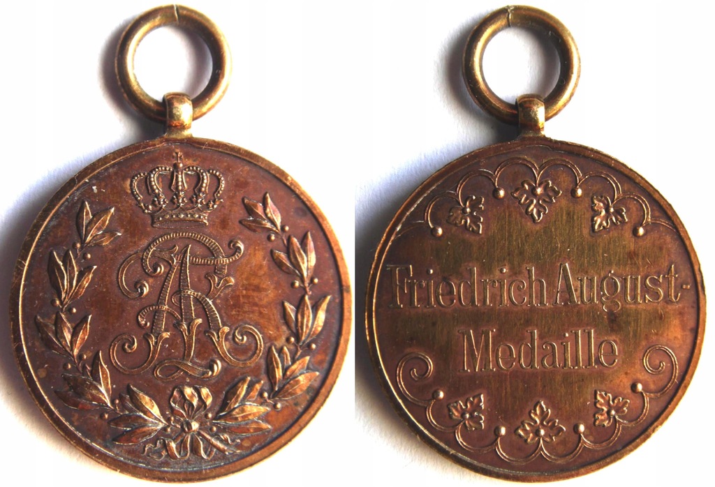 Niemcy Saksonia Medal Fryderyka Augusta