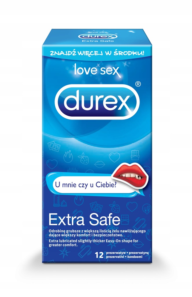 Durex prezerwatywy Extra Safe Emoji 3szt