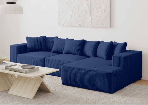 Prawy narożnik industrialny ZEN z funkcją spania