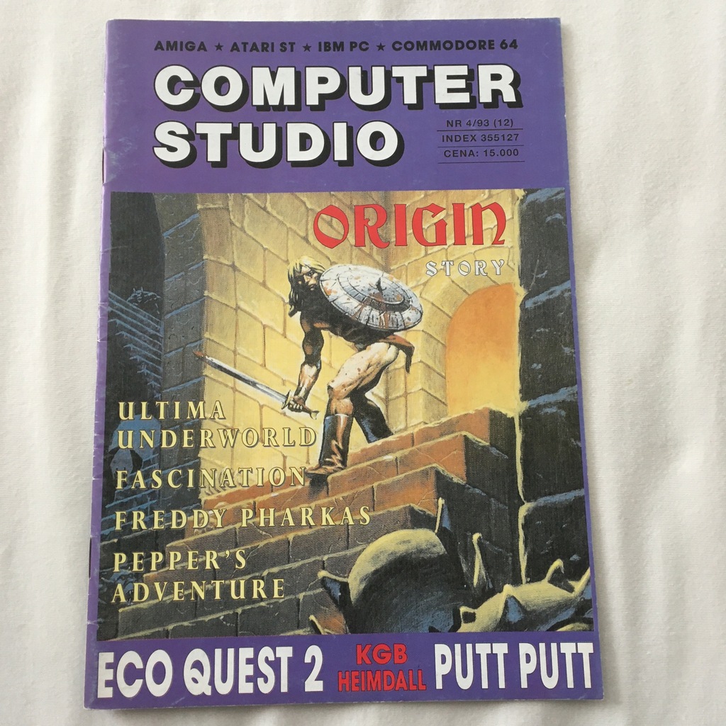 Computer Studio 4/93(12) ideał! AMIGA PC ATARI C64