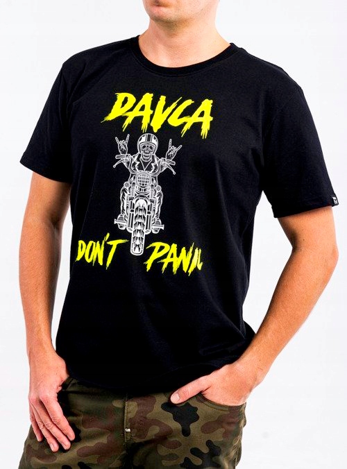 DAVCA T-shirt don't panic r. XXL OD RĘKI!