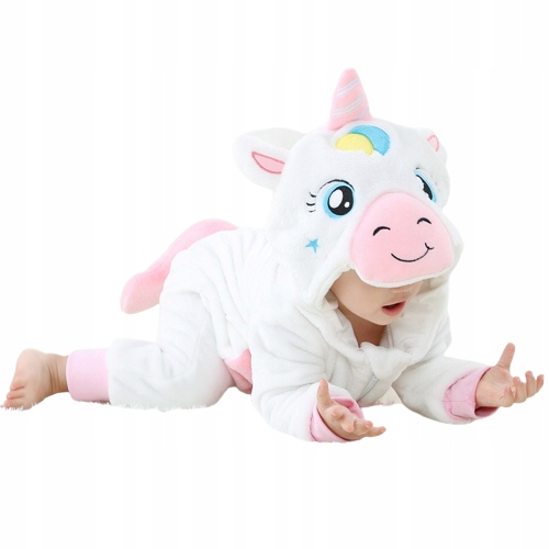 ZWIERZĘCY KOSTIUM NA KARNAWAŁ HALLOWEEN UNICORN JEDNOROŻEC 6-12M PREZENT