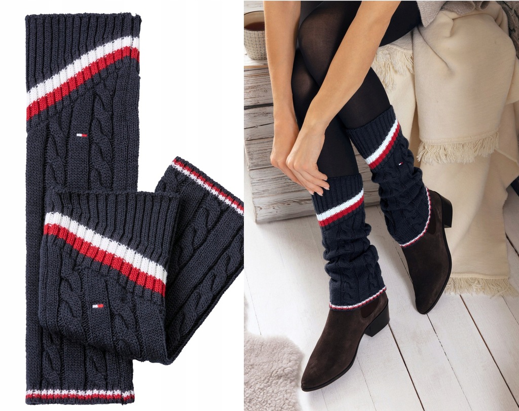 TOMMY HILFIGER OCIEPLACZE NA NOGI W WALKOCZE