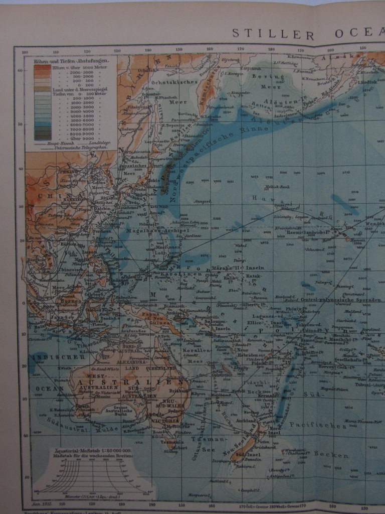 Купить Карта ТИХОГО ОКЕАНА ТИХОГО ОКЕАНА 1912 года: отзывы, фото, характеристики в интерне-магазине Aredi.ru