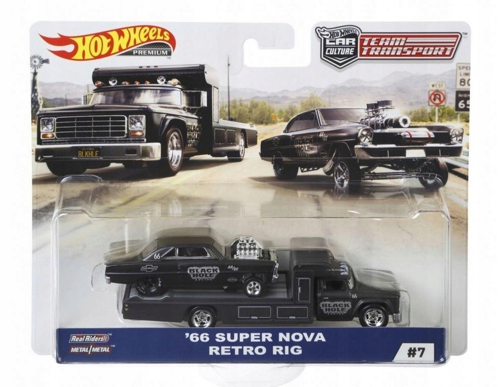 HOT WHEELS POJAZD TRANSPORTOWY RETRO RIG, MATTEL