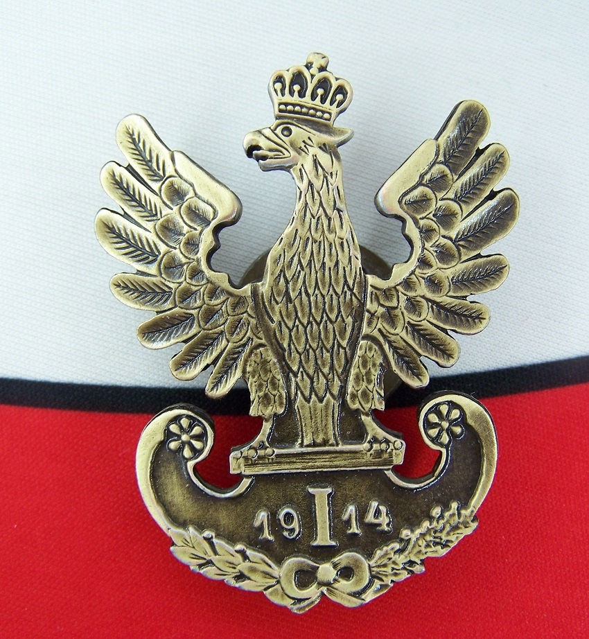 Orzeł 2 Pułk Ułanów Legionów Polskich 1914 szwadro