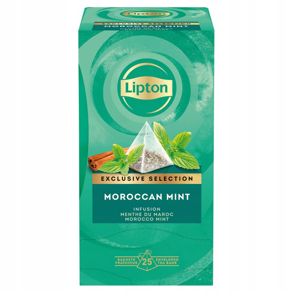 Herbata Lipton Exclusive Moroccan Mint 25 kopert