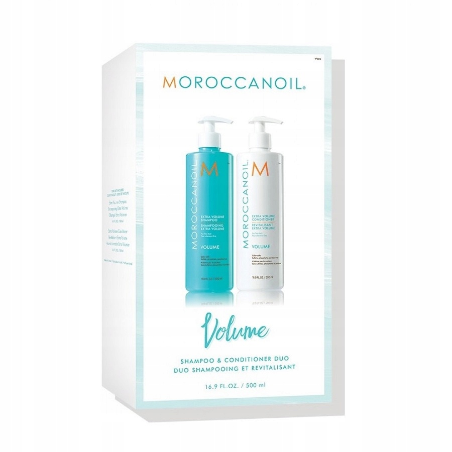 Moroccanoil Duo Pack Objętość zestaw szampon 500ml