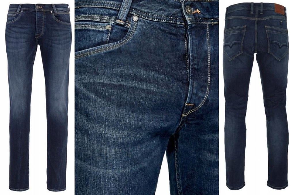 PEPE JEANS GRANAT MĘSKIE SPODNIE JEANS 33/34