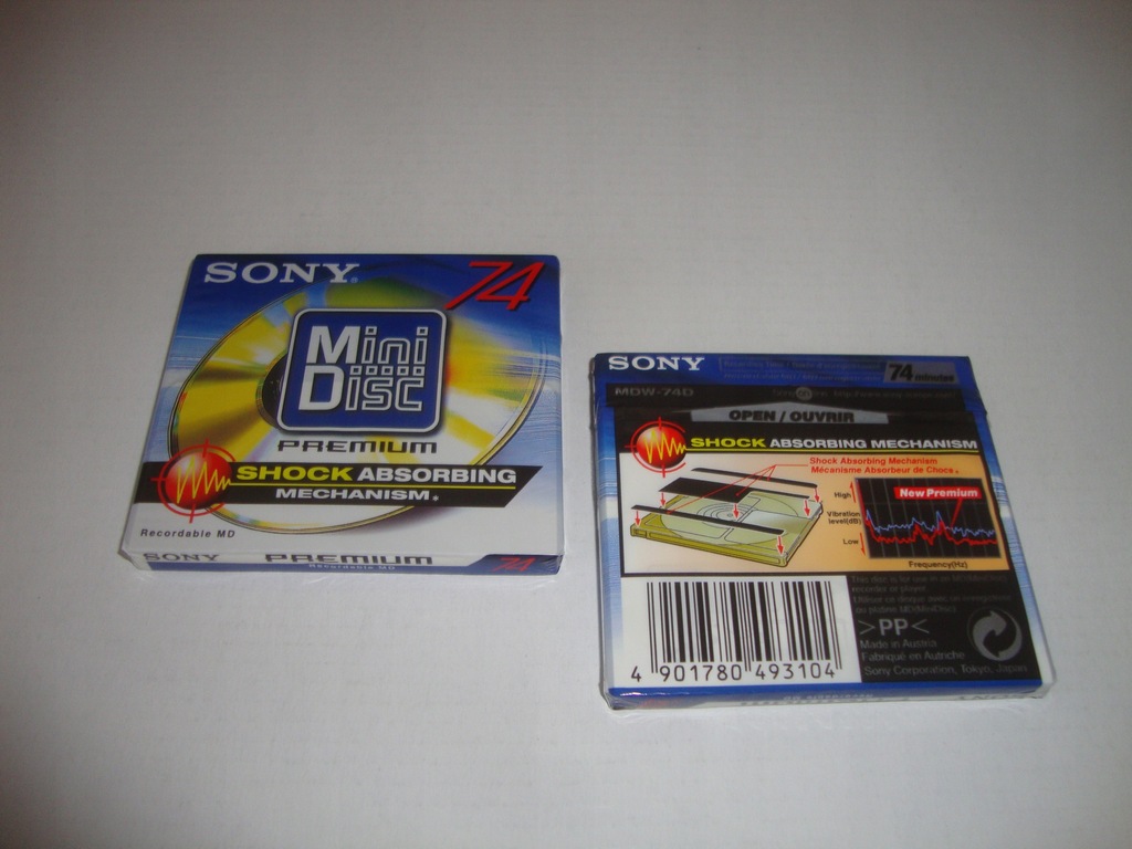 MiniDisc SONY premium MDW 74D 12584774946 oficjalne archiwum Allegro